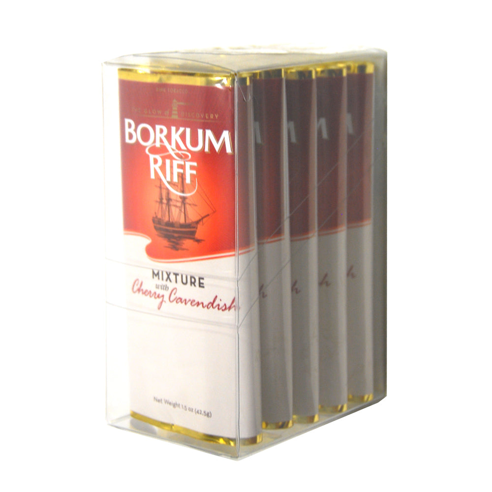 Borkum Riff Cherry Cavendish Pipe Tobacco 5 Pockets of 1.5 oz. 3