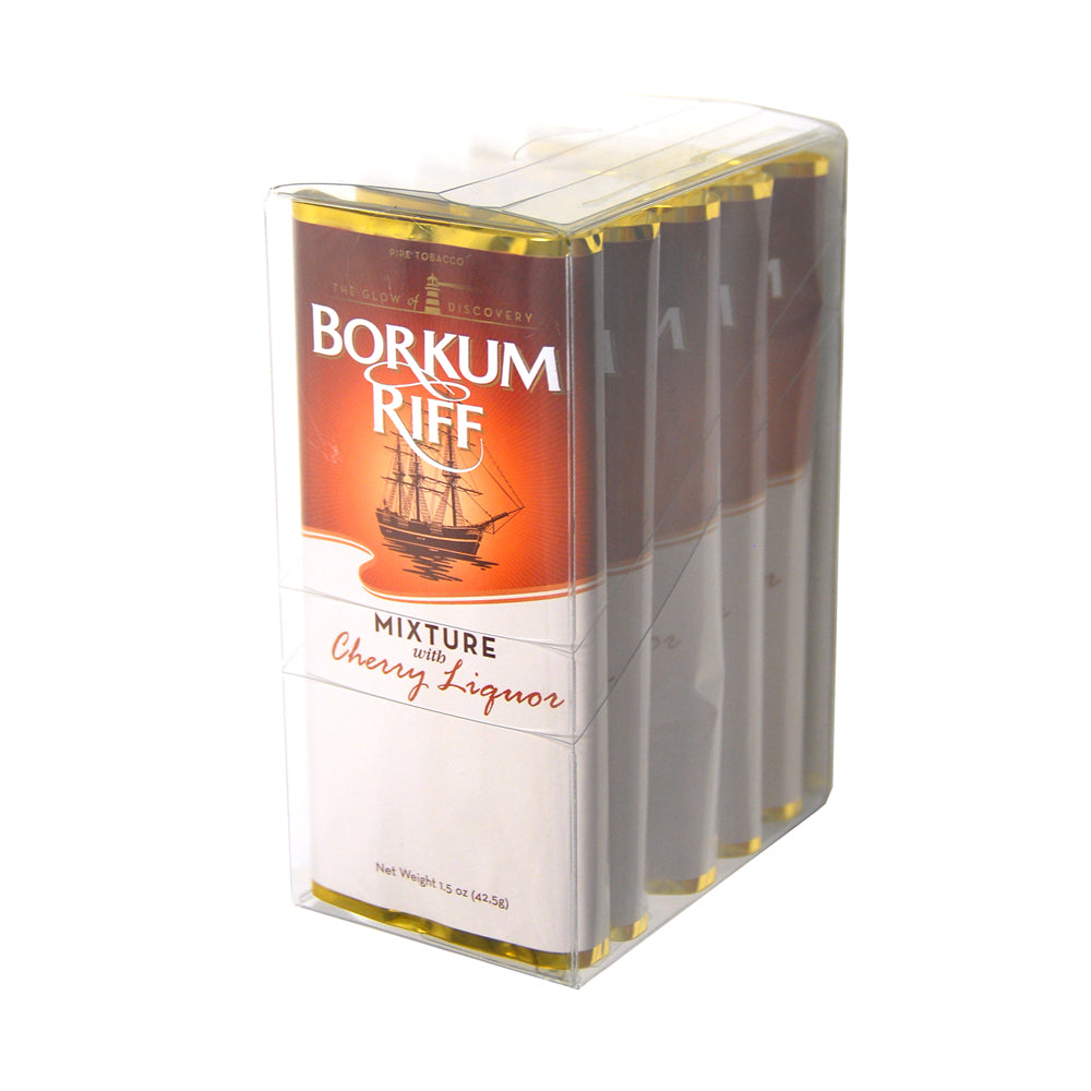 Borkum Riff Cherry Liqueur Pipe Tobacco 5 Pockets of 1.5 oz. 3