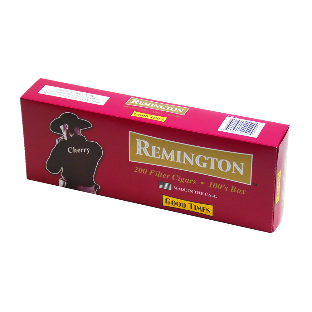 Remington Cherry Filtered Cigars 10 Packs of 20 1
