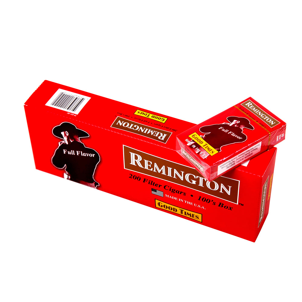 Remington Full Flavor Filtered Cigars 10 Packs of 20 1