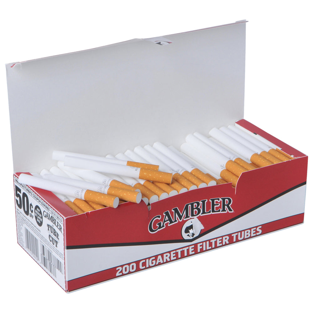 Gambler Filter Tubes King Size Full Flavor 5 Cartons of 200 1