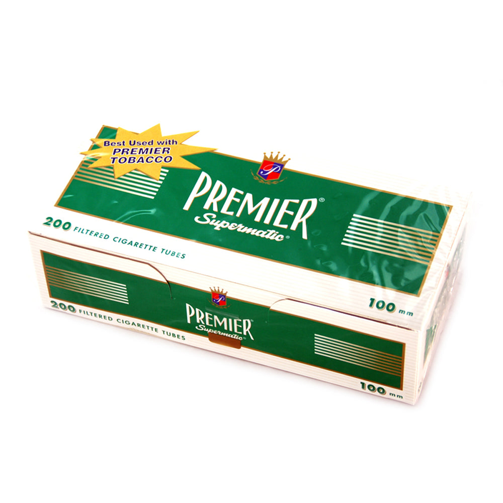 Premier Filter Tubes 100 mm Menthol 5 Cartons of 200 1