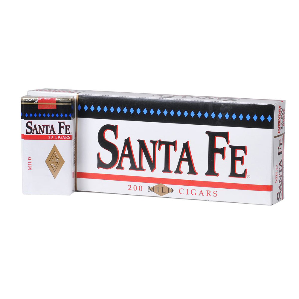 Santa Fe White Filtered Cigars 10 Packs of 20 1